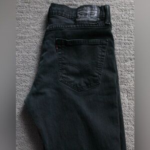 Levi's Black Straight Jeans Classic Design